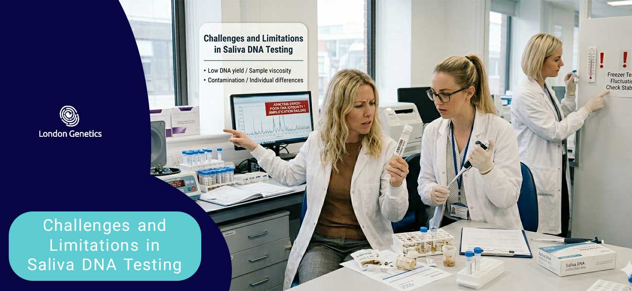 Challenges and Limitations in Saliva DNA Testing