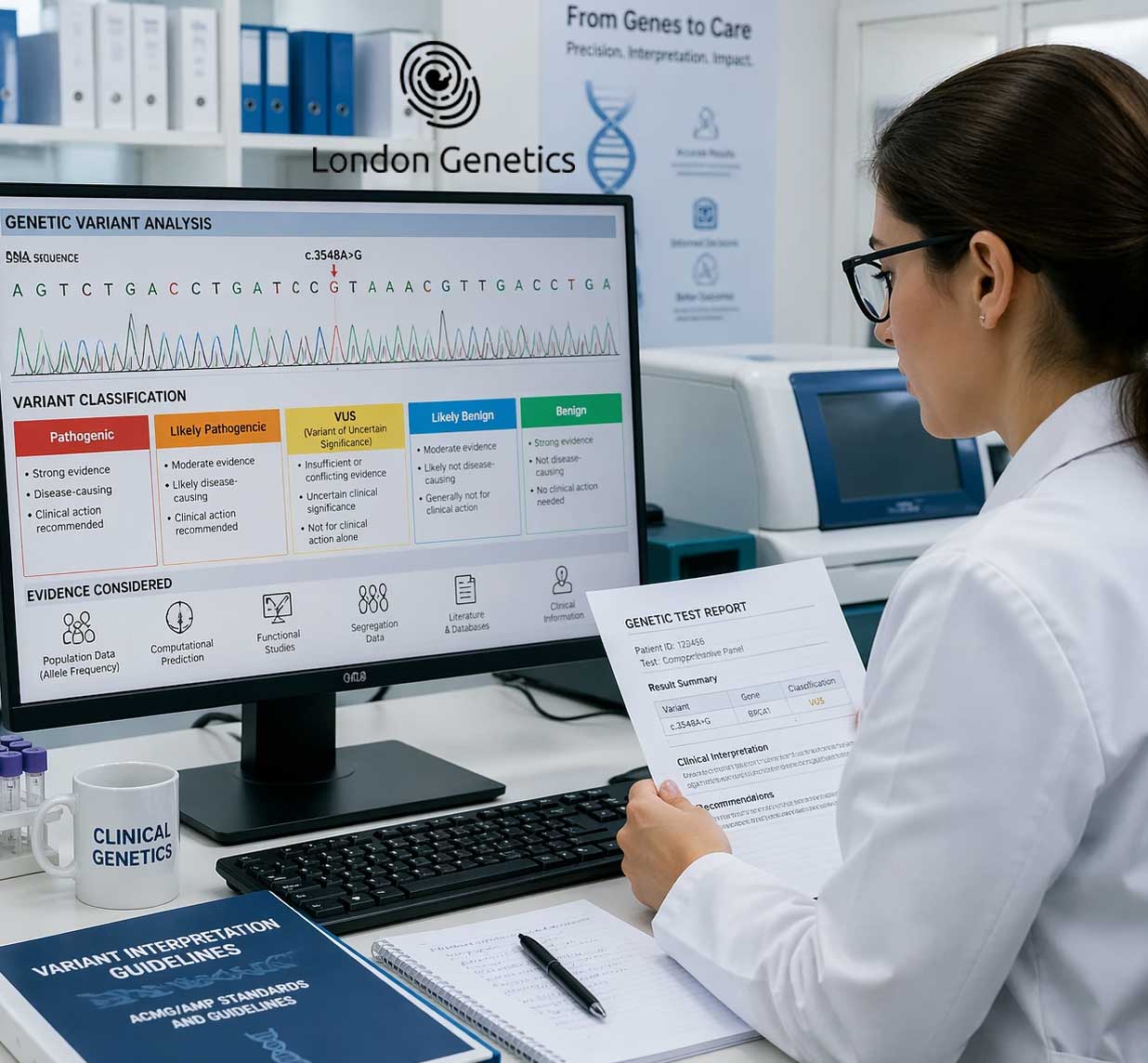 Variant Interpretation in Clinical Genomics | London Genetics